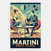Martini Space Travel Posters Vluchtbemanning (Voorkant)