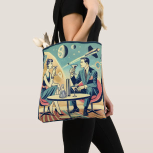 Martini Space Travel Posters Vluchtbemanning Tote Bag