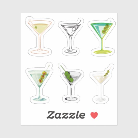 Martini Stickers (Vel)