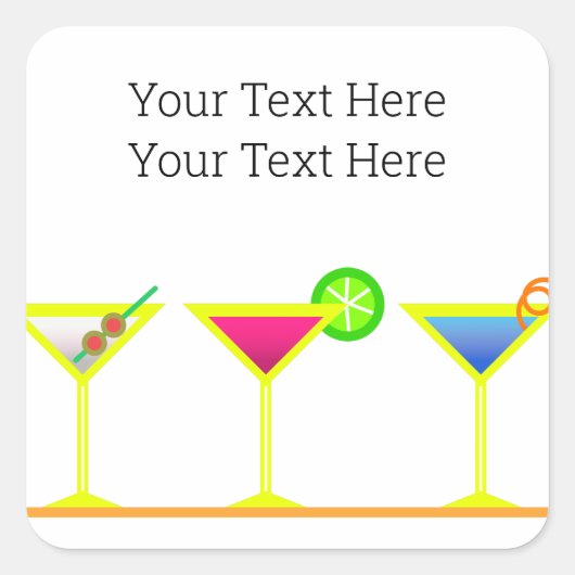 Martini stickers (Voorkant)