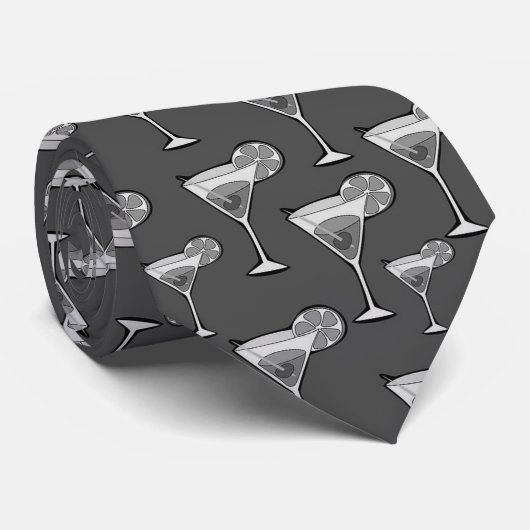 Martini stropdas (Opgerold)