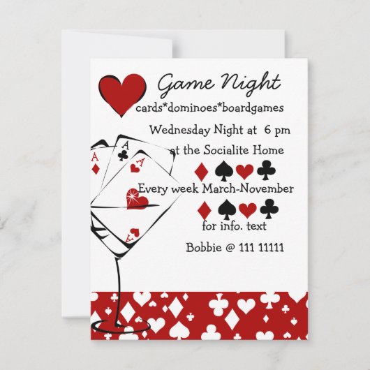 Martini Suit Kaart (Voorkant)