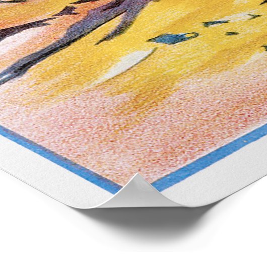 Martini Szeny ~  Cowboy Wonder Magic Act Poster (Hoek)