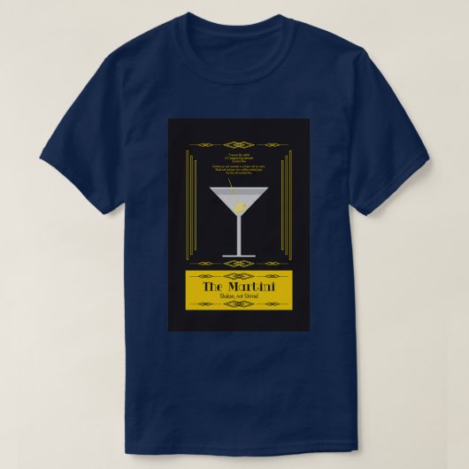 Martini T-shirt (Design voorkant)