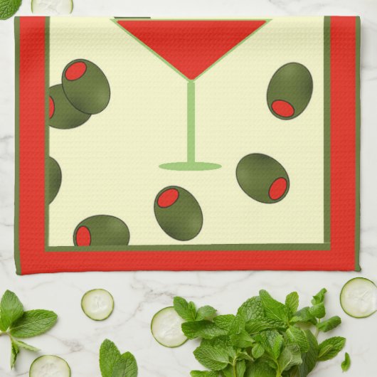 Martini Tea Towel Theedoek (Gevouwen)