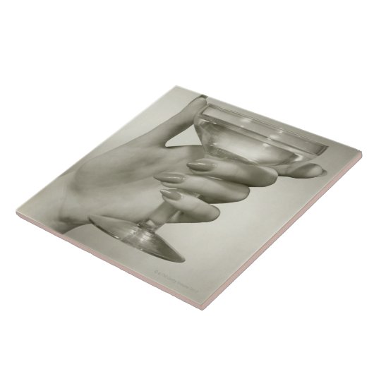 Martini Tegeltje (Zijkant)