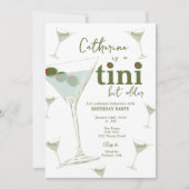 Martini Themafeest digitaal en printbaar Kaart (Voorkant)