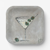 Martini tijd 7" papier Bord (Voorkant)