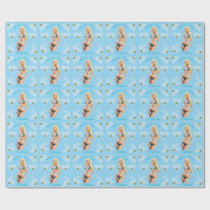 Martini tijd Bikini Babe Thunder_Cove  Cadeaupapier