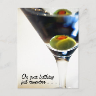Martini-tijd! briefkaart