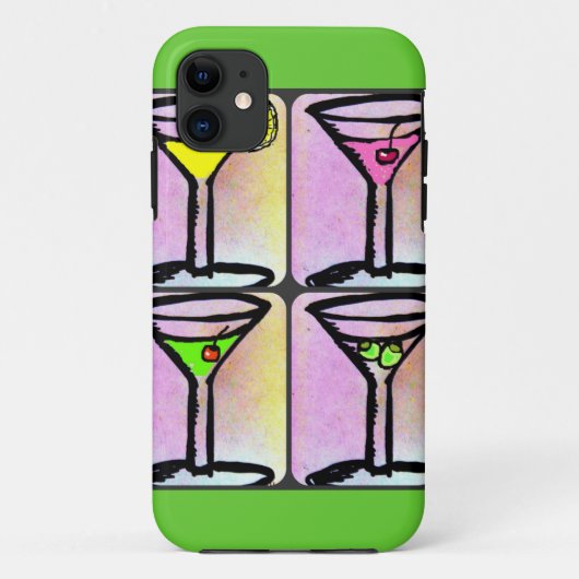 MARTINI TIJD PASTEL PRINT Case-Mate iPhone CASE (Achterkant)