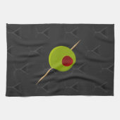 Martini Time Black Kitchen Towel Theedoek (Horizontaal)