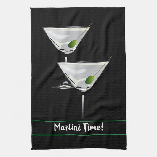 Martini Time Custom Bar Theedoek (Verticaal)
