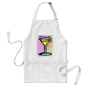 MARTINI TIME LEMON DROP PASTEL PRINT by Jill Standaard Schort