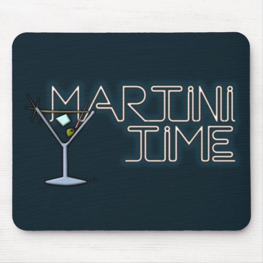 Martini Time Muismat (Voorkant)