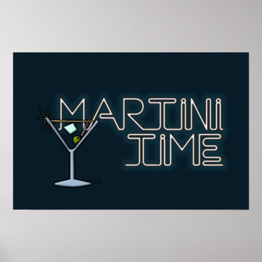 Martini Time Poster (Voorkant)