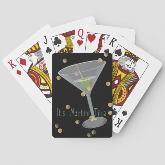 Martini Time Spelling Cards Pokerkaarten (Achterkant)