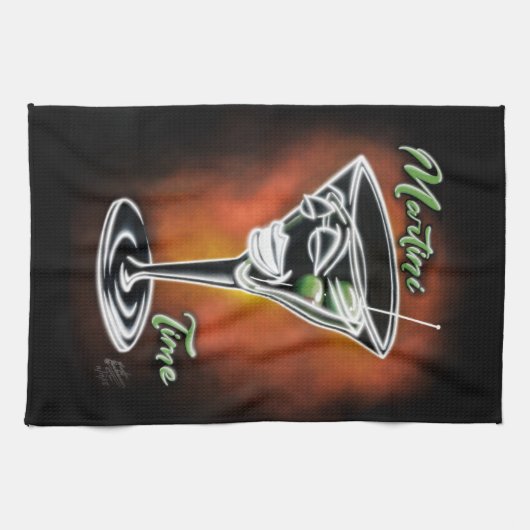 Martini Time Theedoek (Horizontaal)