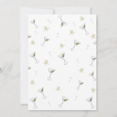 Martini Tini Beetje Ouder Volwassene Verjaardag Ui Kaart (Achterkant)