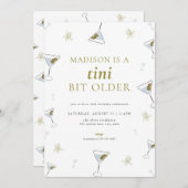 Martini Tini Beetje Ouder Volwassene Verjaardag Ui Kaart (Voorkant / Achterkant)