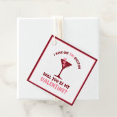  Martini Valentine Chic & Trendy Galentines Day Bedankjes Labels (In situ)