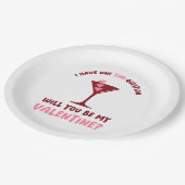  Martini Valentine Chic & Trendy Galentines Day Papieren Bordje (Gekanteld)