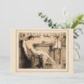 Martini van Louis Icart Feestdagenkaart (Staand voorkant)