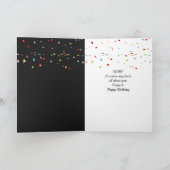 Martini Verjaardag Drink Kaart (Binnen)