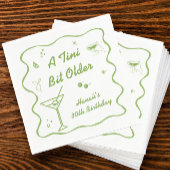 Martini Verjaardagsfeest thema Servet