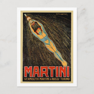 Martini Vermouth Briefkaart