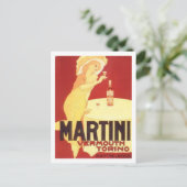 Martini Vermouth Torino Briefkaart (Staand voorkant)