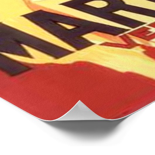 Martini Vermouth Torino Poster (Hoek)