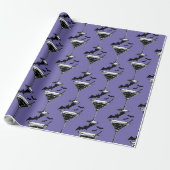 Martini Vleermuizen Cadeaupapier (Uitgerold)