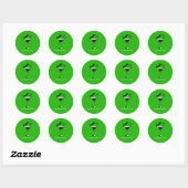 Martini Vleermuizen Ronde Sticker (Vel)