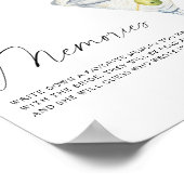 Martini Vrijgezellenfeest Herinneringen met de bru Poster (Hoek)