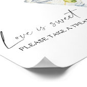 Martini vrijgezellenfeest Liefde is lief neem een  Poster (Hoek)