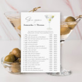 Martini vrijgezellenfeest Schoen spel