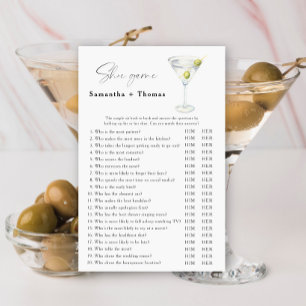 Martini vrijgezellenfeest Schoen spel