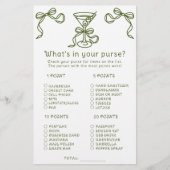 Martini Vrijgezellenfeest Wat zit er in je portemo (Voorkant)