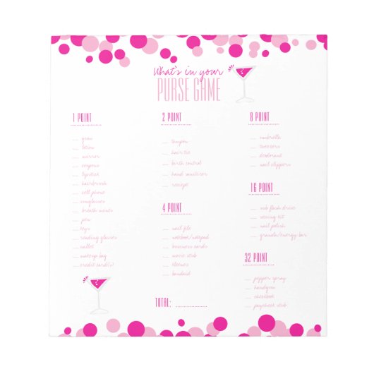 Martini Wat is er in uw handmatige laptop met Brid Notitieblok (Voorkant)