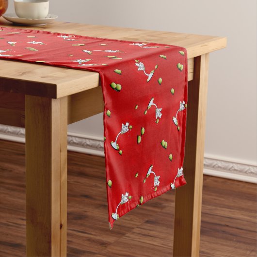 Martini Westies Table Runner Lange Tafelloper (Voorbeeld)