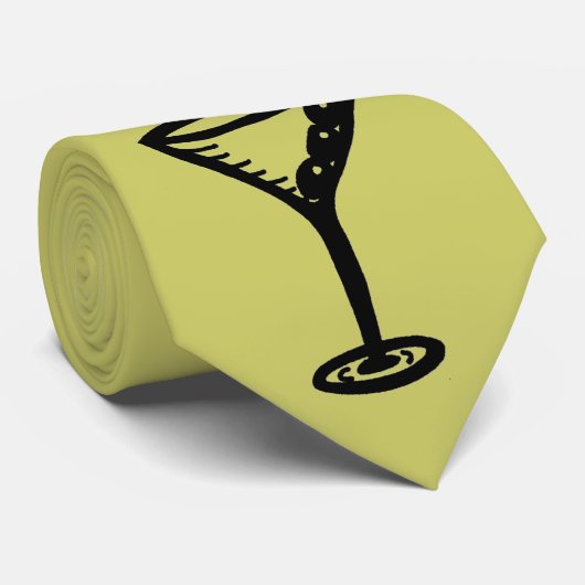 Martini Wiskunde Stropdas (Opgerold)