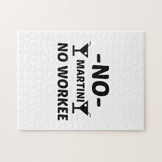 MARTINI WORKEE LEGPUZZEL (Horizontaal)