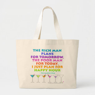 MARTINI ZEN - Boodschappen tas voor Happy Hour