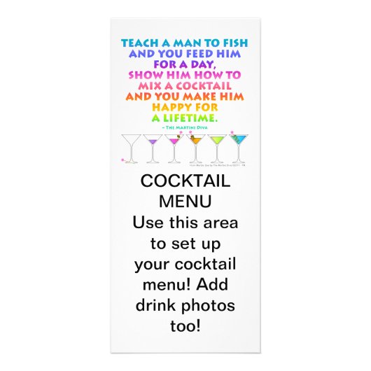 MARTINI ZEN - Happy for a Life Rack Kaart (Voorkant)