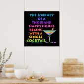 MARTINI ZEN - Happy Hour Reisposters, Print (Keuken)