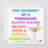 MARTINI ZEN - Happy Hour Uitnodiging (Voorkant)