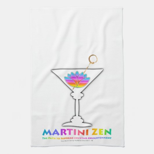 MARTINI ZEN Keuken, Bad & Bar HANDDOEK (Verticaal)