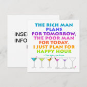 MARTINI ZEN - Plan voor de uitnodiging voor een ge (Voorkant / Achterkant)