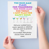 MARTINI ZEN - Plan voor Happy Hour Flyer (Hand)
